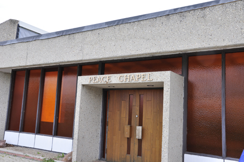 Entry to the Peace Chapel